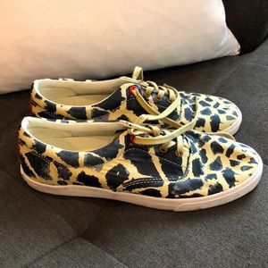Bucketfeet Custom Giraffe Print Sneakers